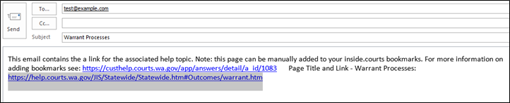 Email URL Address