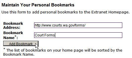Add the Bookmark