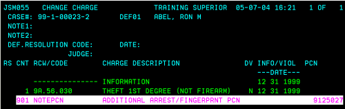 Recording A PCN Number On A Superior Court Criminal Or Juvenile recording-a-pcn-number-on-a-superior-court-criminal-or-juvenile