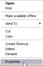 Properties Tab
