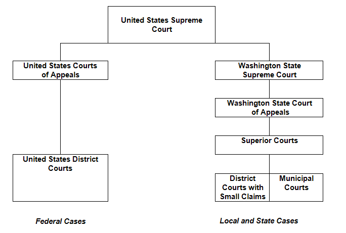 Washington State Court System Chart