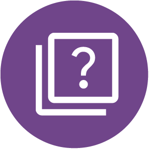 Icon image of question mark