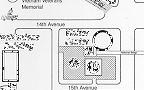 Map of Temple vicinity