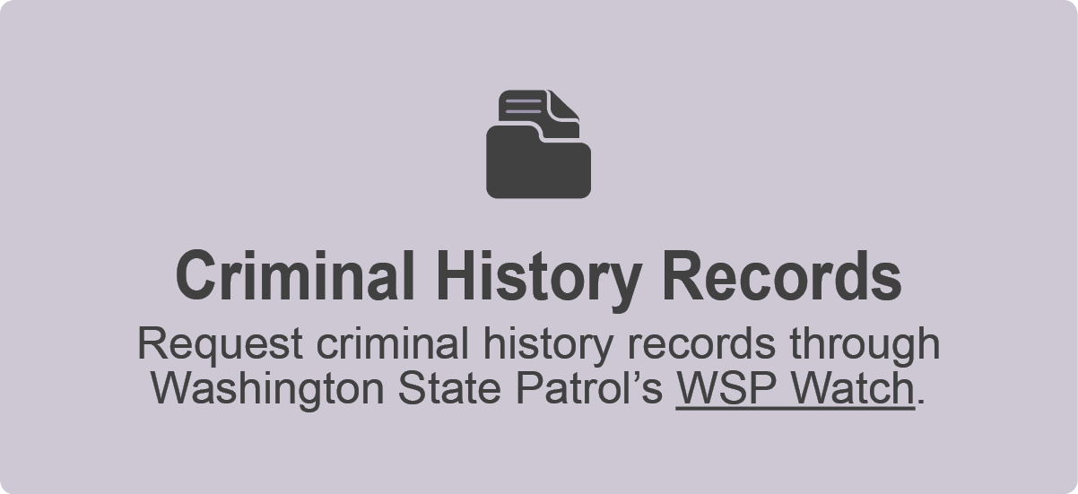 Criminal History Records